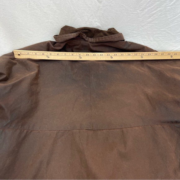 Mens Filson or Barbour Bedale like waxed cotton jacket Brown 46-48" CHEST XL - Picture 5 of 13